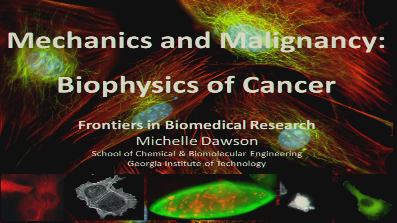 “Mechanics and Malignancy Biophysical Approaches for Understanding Cancer”